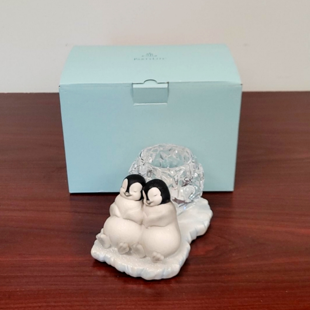 PartyLite Retired Polar Pals Cuddling Votive Holde